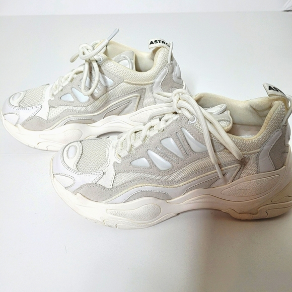 sandro astro sneakers white